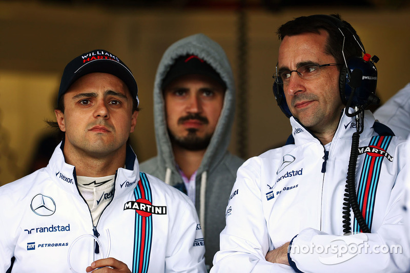 Felipe Massa, Williams con Dave Robson, Williams Ingeniero de carrera