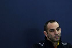 Cyril Abiteboul, Renault Sport F1 Managing Director in de FIA persconferentie