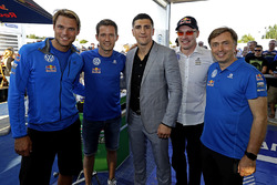 Andreas Mikkelsen, Sébastien Ogier, Marco Huck, boxer, Jari-Matti Latvala, Jost Caputo, Volkswagen Motorsport