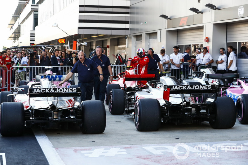 Parc Ferme after Qualifying