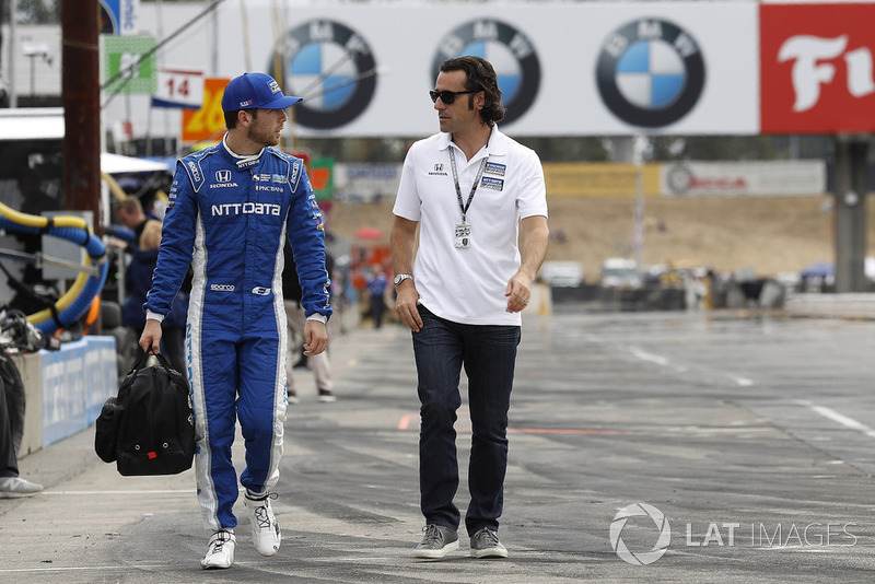 Ed Jones, Chip Ganassi Racing Honda, dan Dario Franchitti