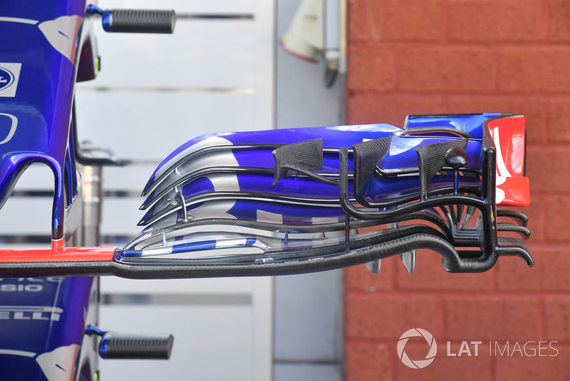Scuderia Toro Rosso STR13 front wing detail