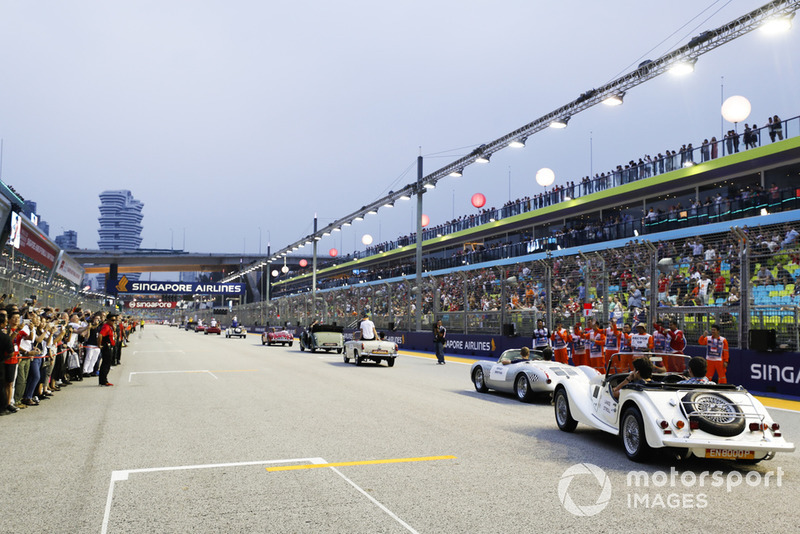Versenyzői parádé Szingapúrból - F1 2018