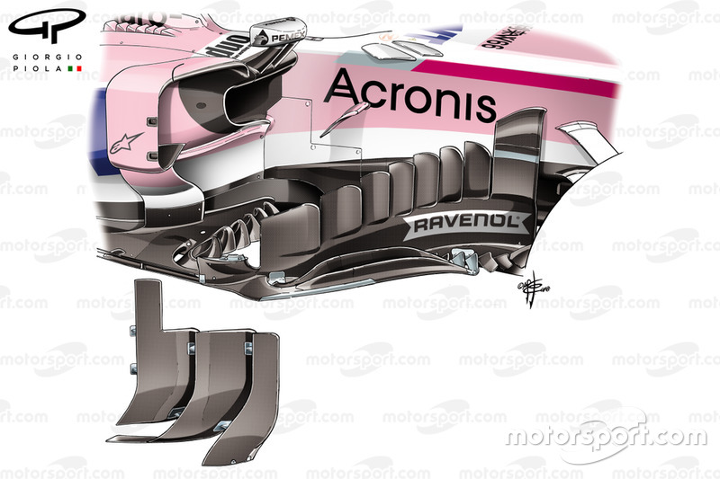 Force India new bargeboard