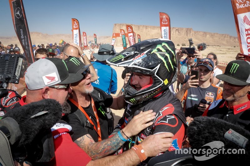 Monster Energy Honda Team celebrate