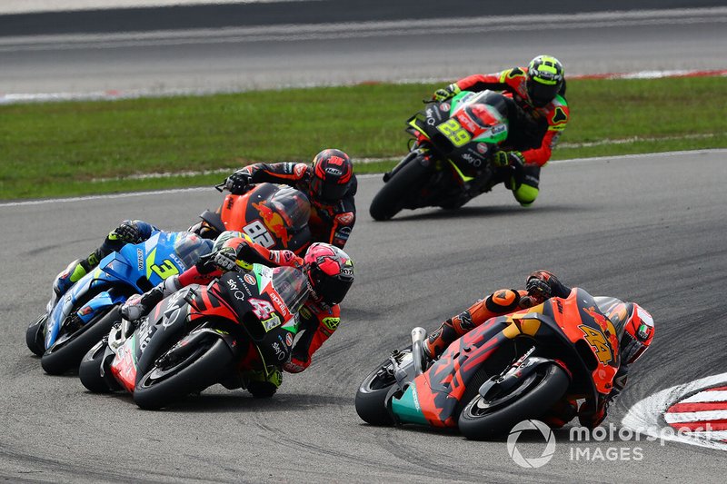 Pol Espargaro, Red Bull KTM Factory Racing, Aleix Espargaro, Aprilia Racing Team Gresini, Joan Mir, Team Suzuki MotoGP, Mika Kallio, Red Bull KTM Factory Racing, Andrea Iannone, Aprilia Racing Team Gresini