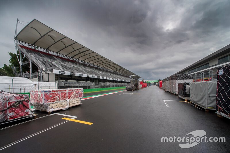 Preparativos para la F1 en el Autódromo Hermanos Rodríguez