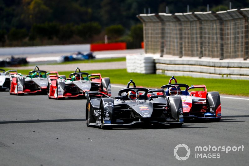 Sébastien Buemi, Nissan e.Dams, Nissan IMO2 Pascal Wehrlein, Mahindra Racing, M6Electro, Daniel Abt, Audi Sport ABT Schaeffler, Audi e-tron FE06