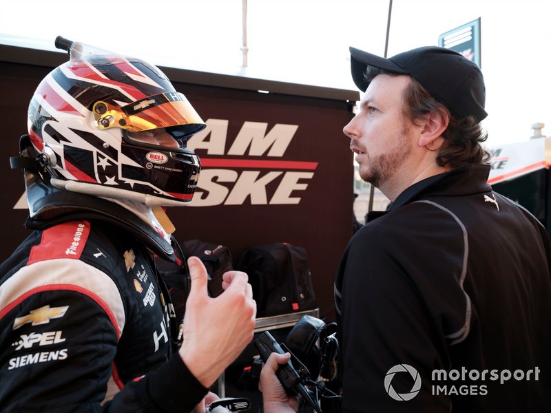 Josef Newgarden, Team Penske Chevrolet, Gavin Ward, engineer