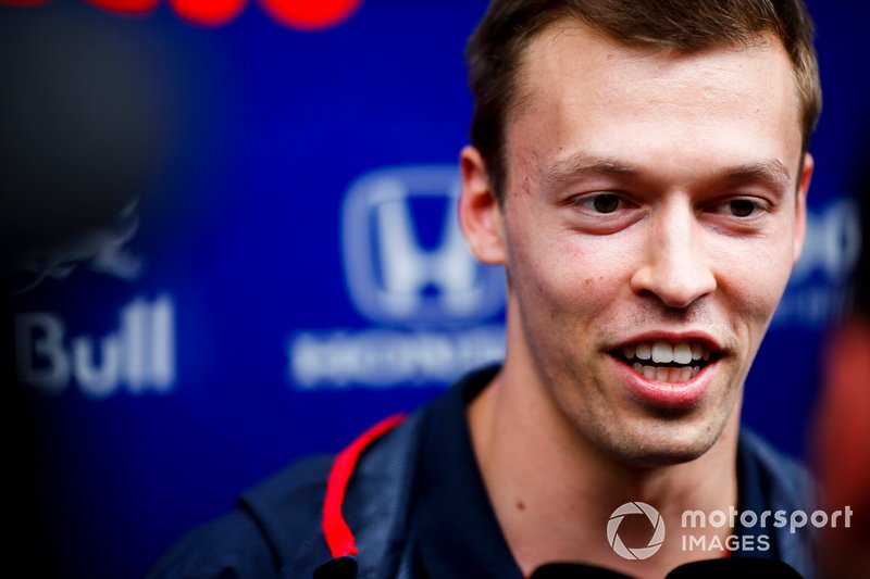 Daniil Kvyat, Toro Rosso, parle à la presse