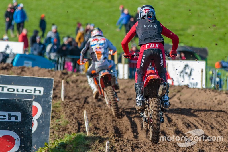 Jeffrey Herlings, Red Bull KTM Factory Racing, y Tim Gajser, Team HRC