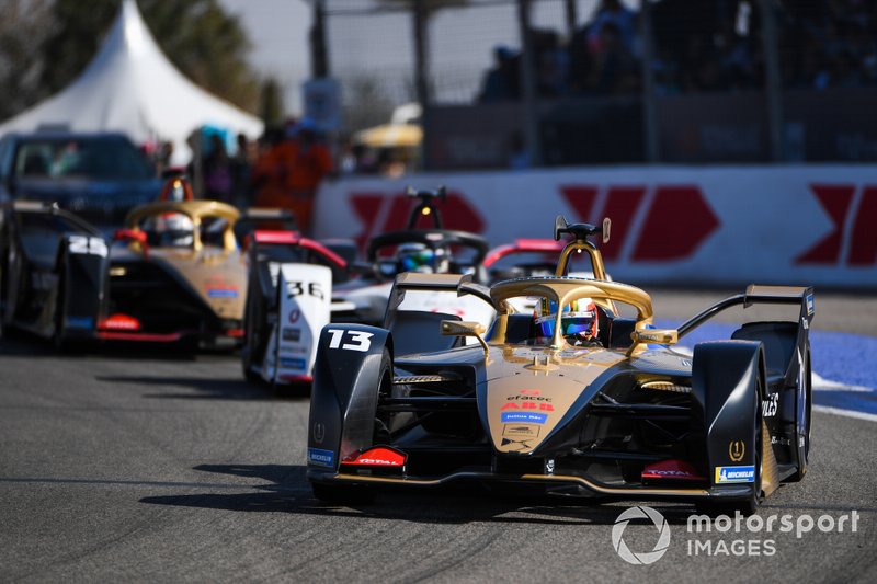 Antonio Felix da Costa, DS Techeetah, DS E-Tense FE20, Andre Lotterer, Porsche, Porsche 99x Electric, Jean-Eric Vergne, DS Techeetah, DS E-Tense FE20