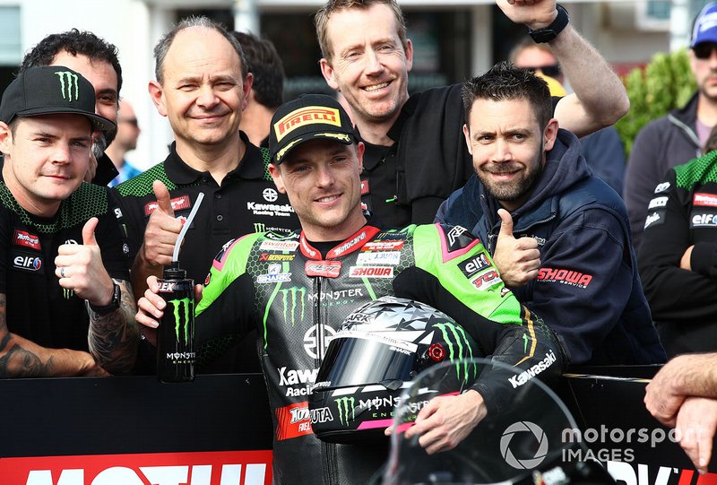 Second place Alex Lowes, Kawasaki Racing Team