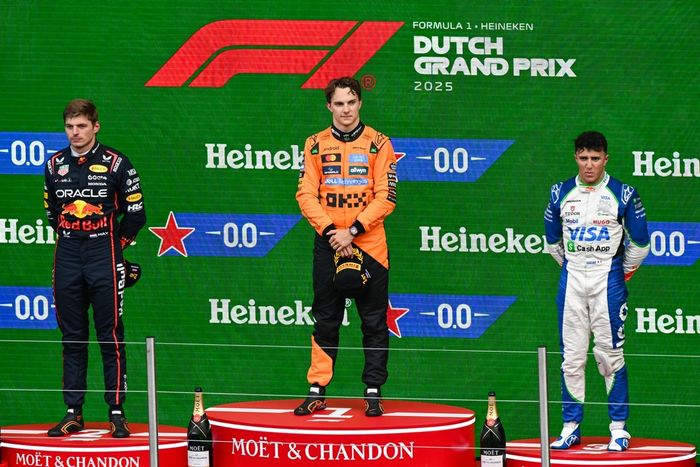 Oscar Piastri, McLaren, Max Verstappen, Red Bull Racing, Isack Hadjar, Racing Bulls Team