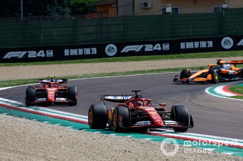 Charles Leclerc, Ferrari SF-24, Carlos Sainz, Ferrari SF-24, Oscar Piastri, McLaren MCL38