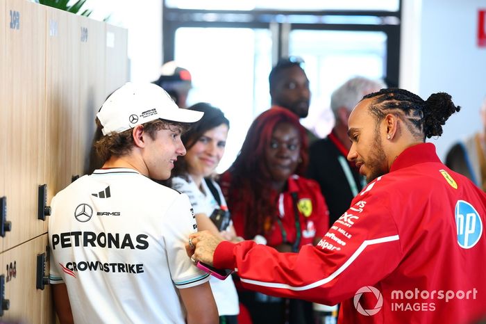 Andrea Kimi Antonelli, Mercedes, Lewis Hamilton, Ferrari