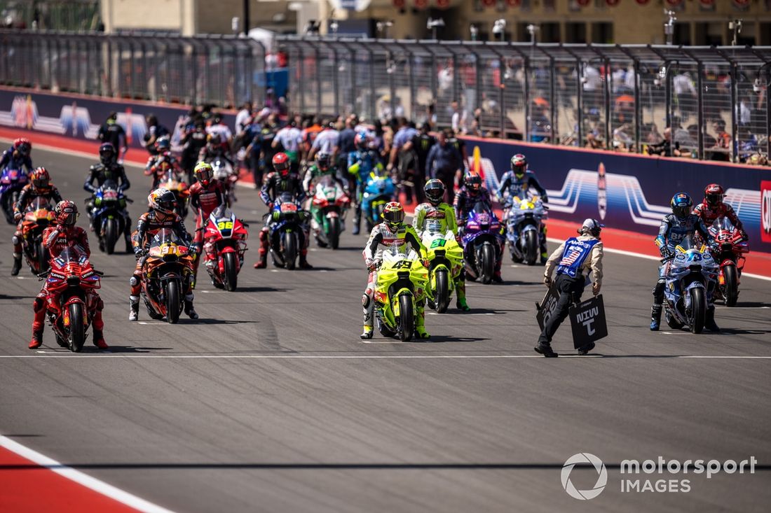 Salida de la carrera sprint