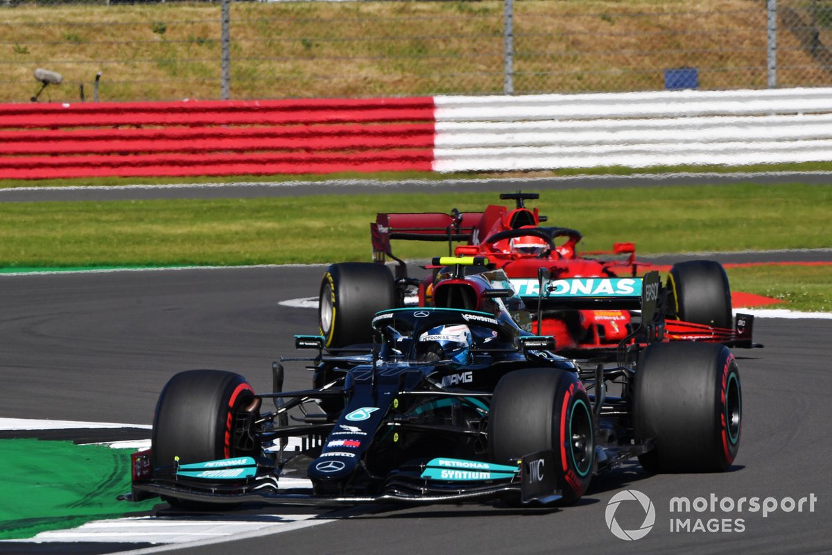 Valtteri Bottas, Mercedes W12, Charles Leclerc, Ferrari SF21