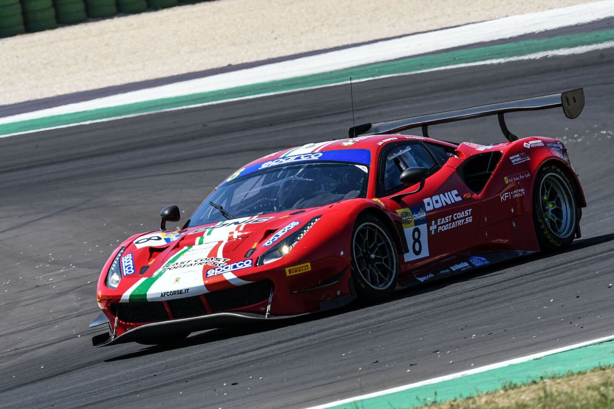 #8 AF Corse, Ferrari 488 GT3 Evo: Antonio Fuoco, Sean Hudspeth