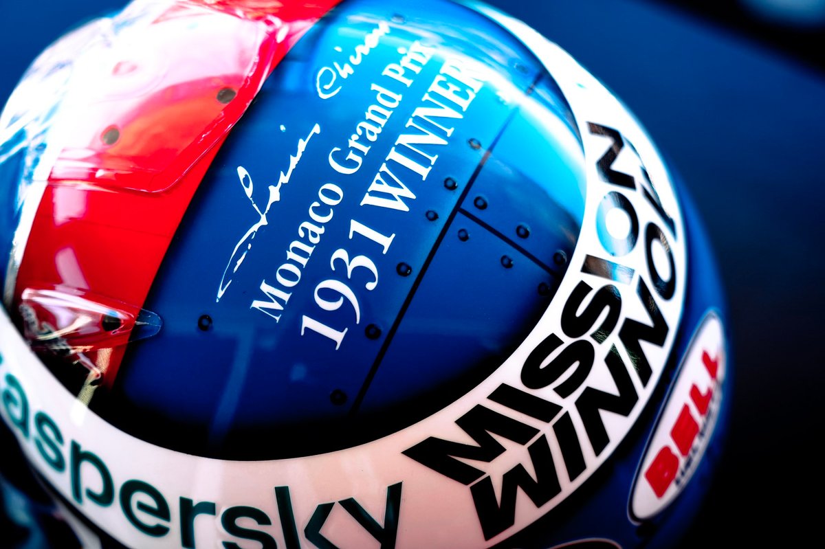 El nuevo casco de Charles Leclerc, Ferrari en el GP de Mónaco
