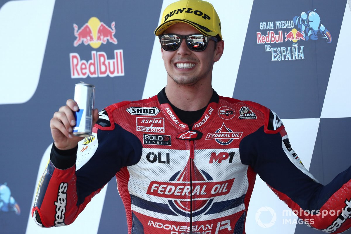 Ganador de la carrera, Fabio di Giannantonio, Federal Oil Gresini Moto2