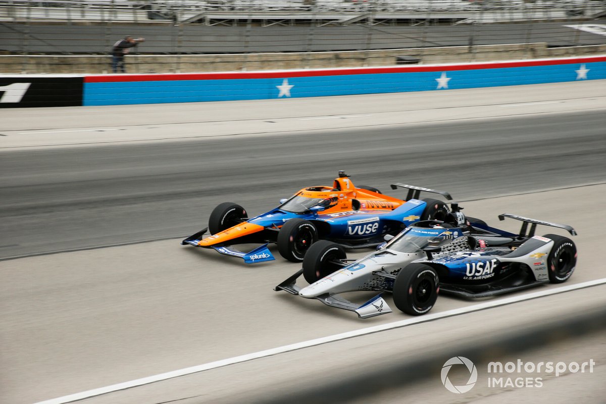 Felix Rosenqvist, Arrow McLaren SP Chevrolet, Ed Carpenter, Ed Carpenter Racing Chevrolet