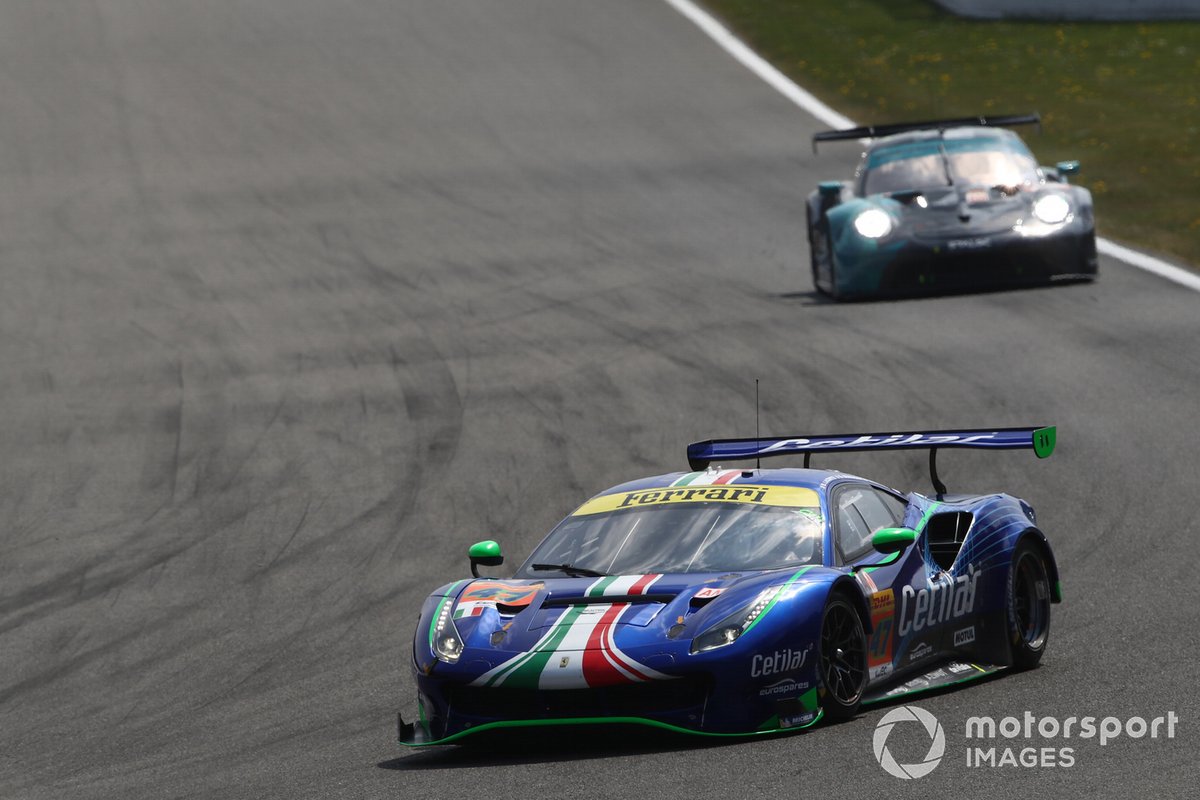 #47 Cetilar Racing Ferrari 488 GTE EVO: Roberto Lacorte, Giorgio Sernagiotto, Antonio Fuoco