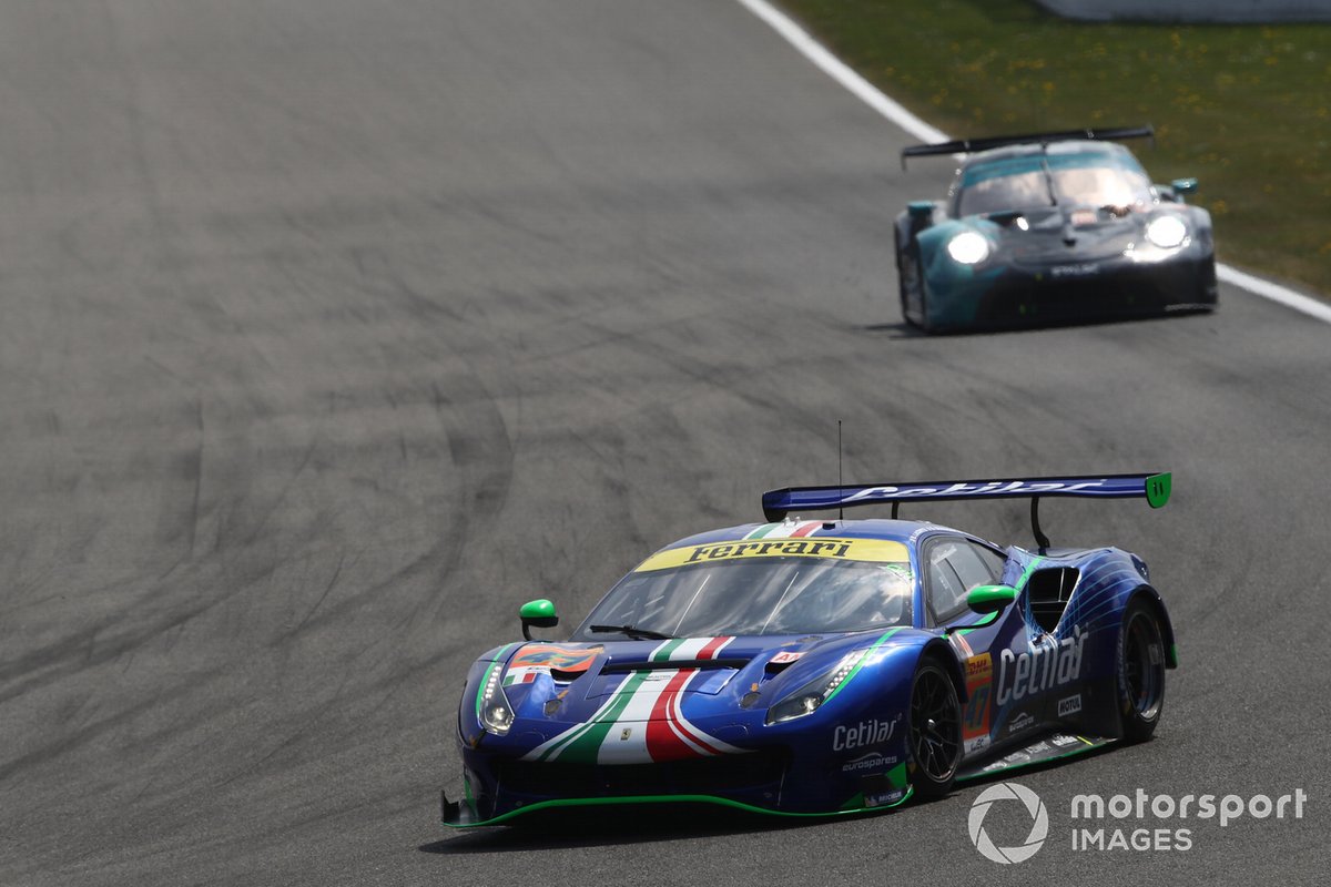 #47 Cetilar Racing Ferrari 488 GTE EVO: Roberto Lacorte, Giorgio Sernagiotto, Antonio Fuoco 