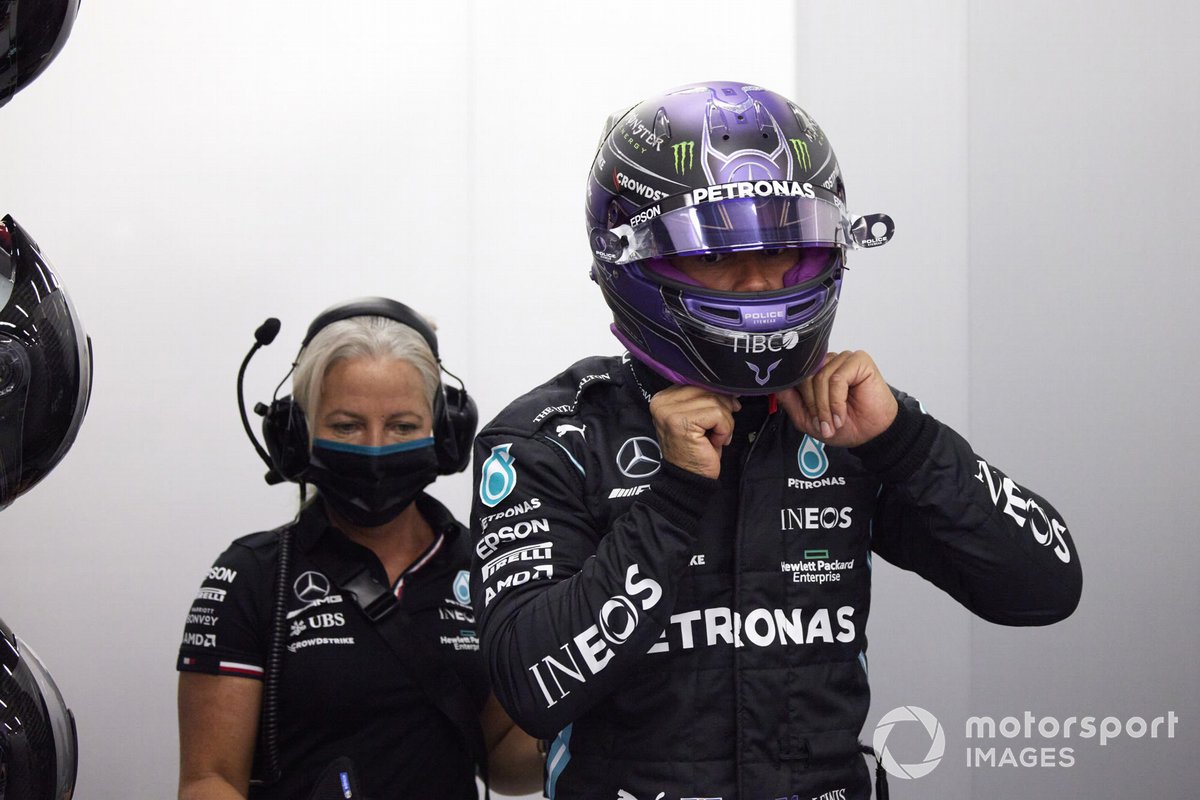 Lewis Hamilton, Mercedes, e Angela Cullen, fisioterapista di Lewis Hamilton