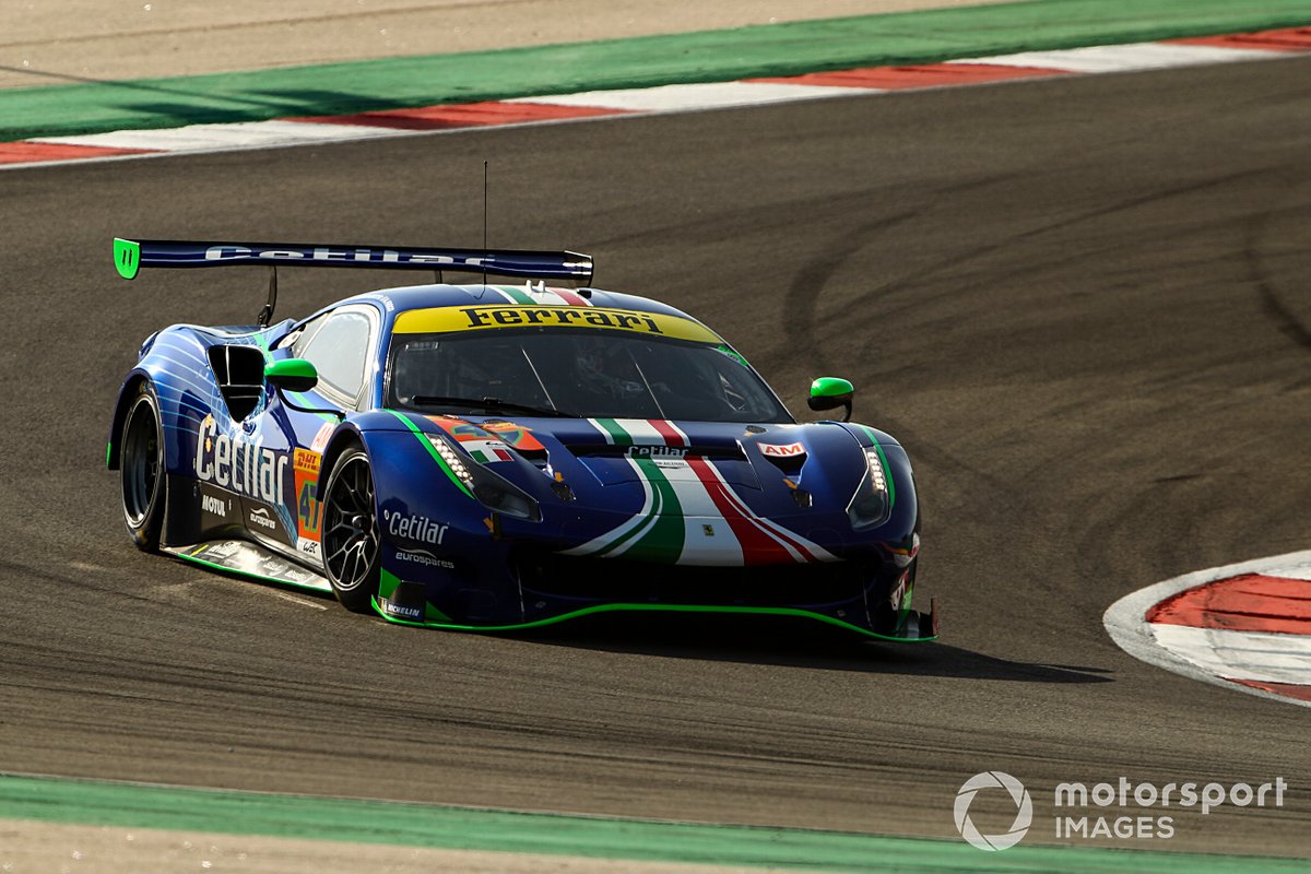 #47 Cetilar Racing Ferrari 488 GTE EVO: Roberto Lacorte, Giorgio Sernagiotto, Antonio Fuoco 