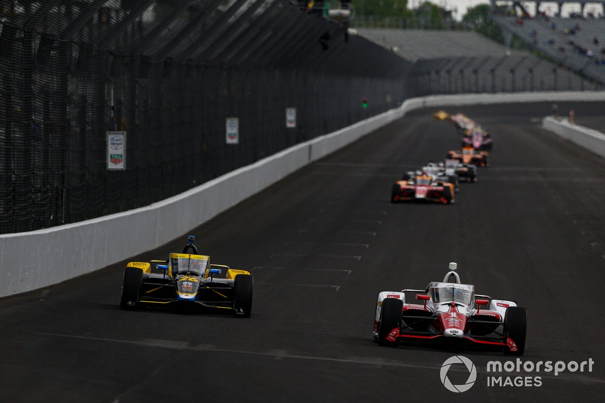 Colton Herta, Andretti Autosport Honda, JR Hildebrand, A.J. Foyt Enterprises Chevrolet