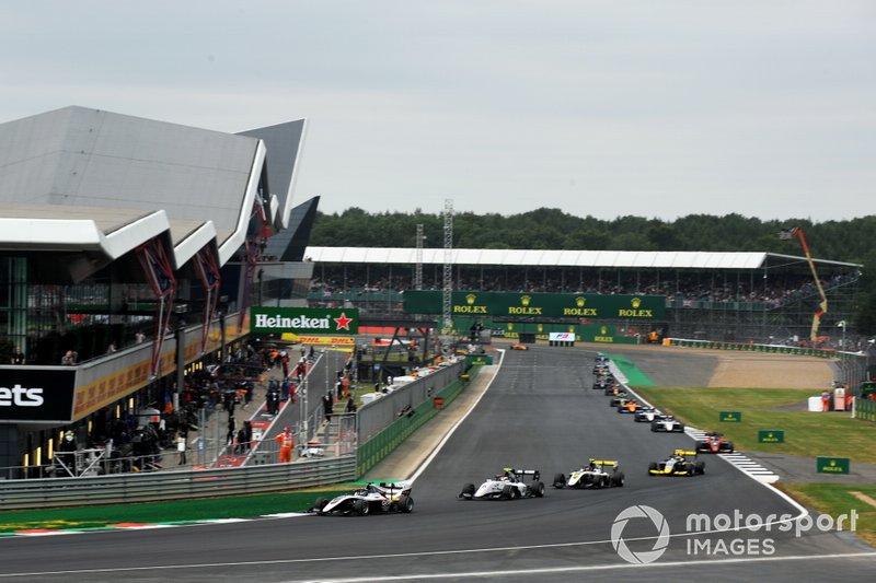David Beckmann, ART Grand Prix, Fabio Scherer, Sauber Junior Team by Charouz, Max Fewtrell, ART Grand Prix and Ye Yifei (FRA Hitech Grand Prix