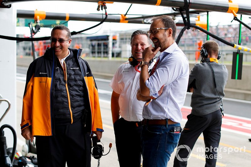 Sheikh Mohammed, bin Essa Al Khalifa, Executive Chairman, McLaren, and Zak Brown, Executive Director, McLaren