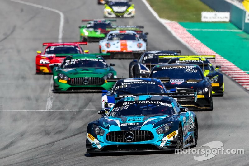 #90 Akka ASP Team Mercedes-AMG GT3: Timur Bogulavskiy, Felipe Fraga, Nico Bastian