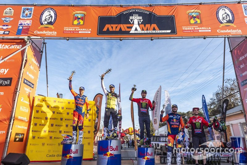 Podio final del Rally Atacama 2019