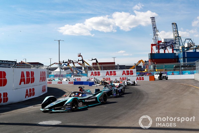 Mitch Evans, Panasonic Jaguar Racing, Jaguar I-Type 3, Gary Paffett, HWA Racelab, VFE-05, Lucas Di Grassi, Audi Sport ABT Schaeffler, Audi e-tron FE05