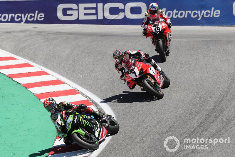 Jonathan Rea, Kawasaki Racing Team, Chaz Davies, Aruba.it Racing-Ducati Team, Alvaro Bautista, Aruba.it Racing-Ducati Team