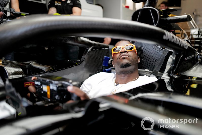 ASAP Ferg, American rapper in the Haas F1 Team VF-19