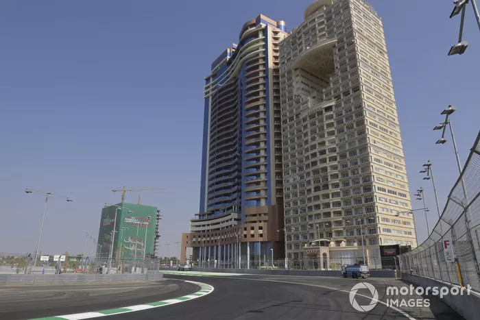 Vista general del circuito de Yeda, en Arabia Saudí