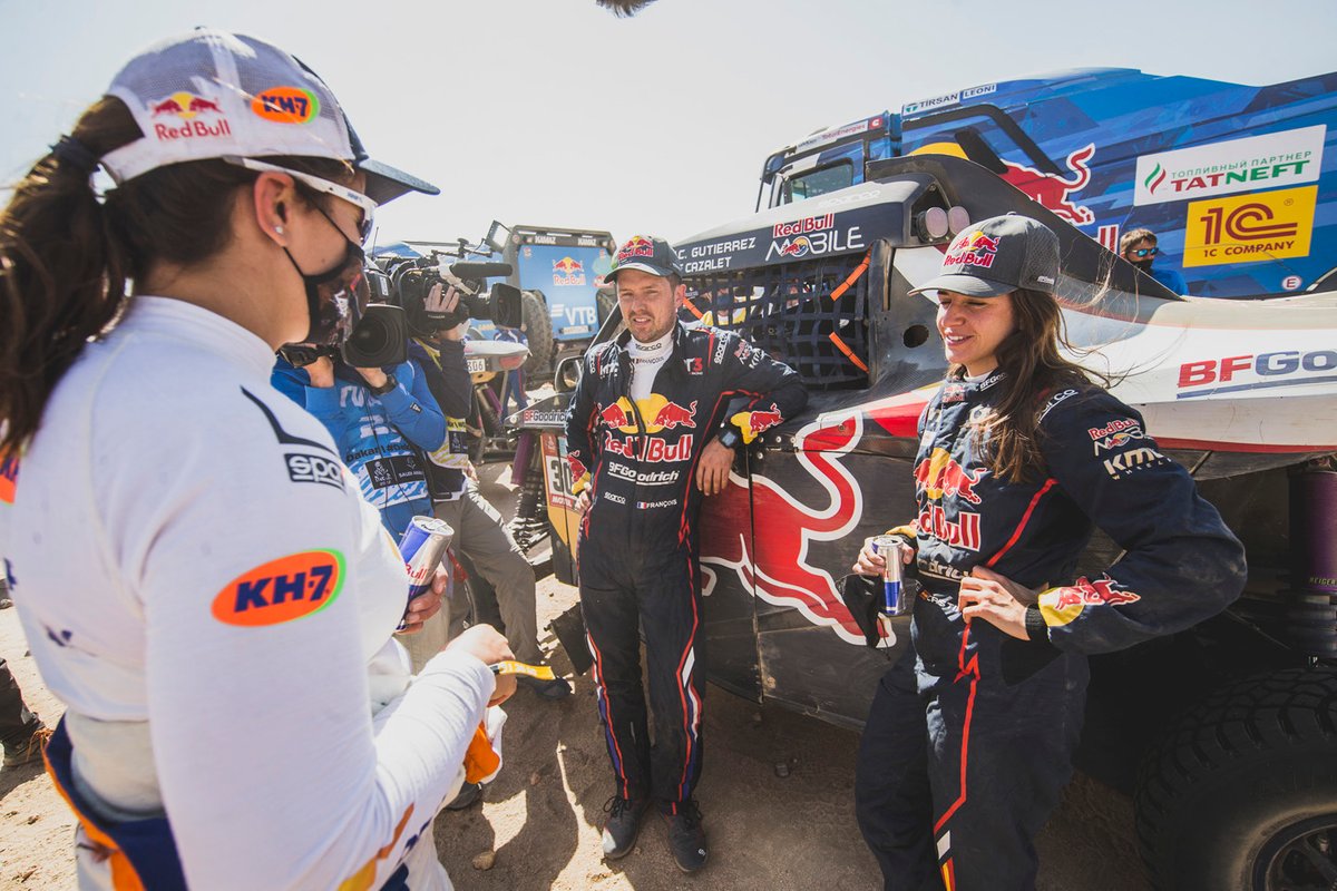 #301 Red Bull Off-Road Team USA: Cristina Gutierrez, Francois Cazalet