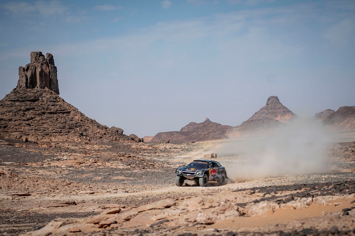 #210 Karman / Hexaom Peugeot: Cyril Despres, Taye Perry