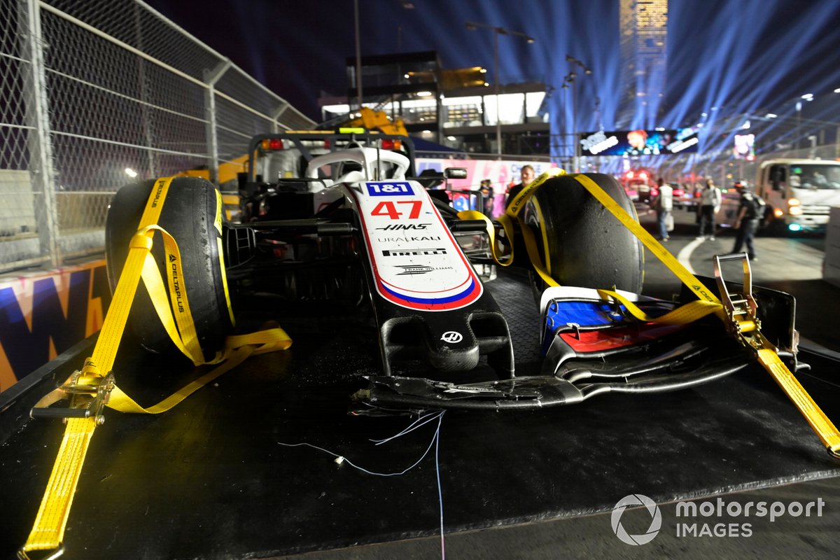 Accidente de Mick Schumacher, Haas VF-21