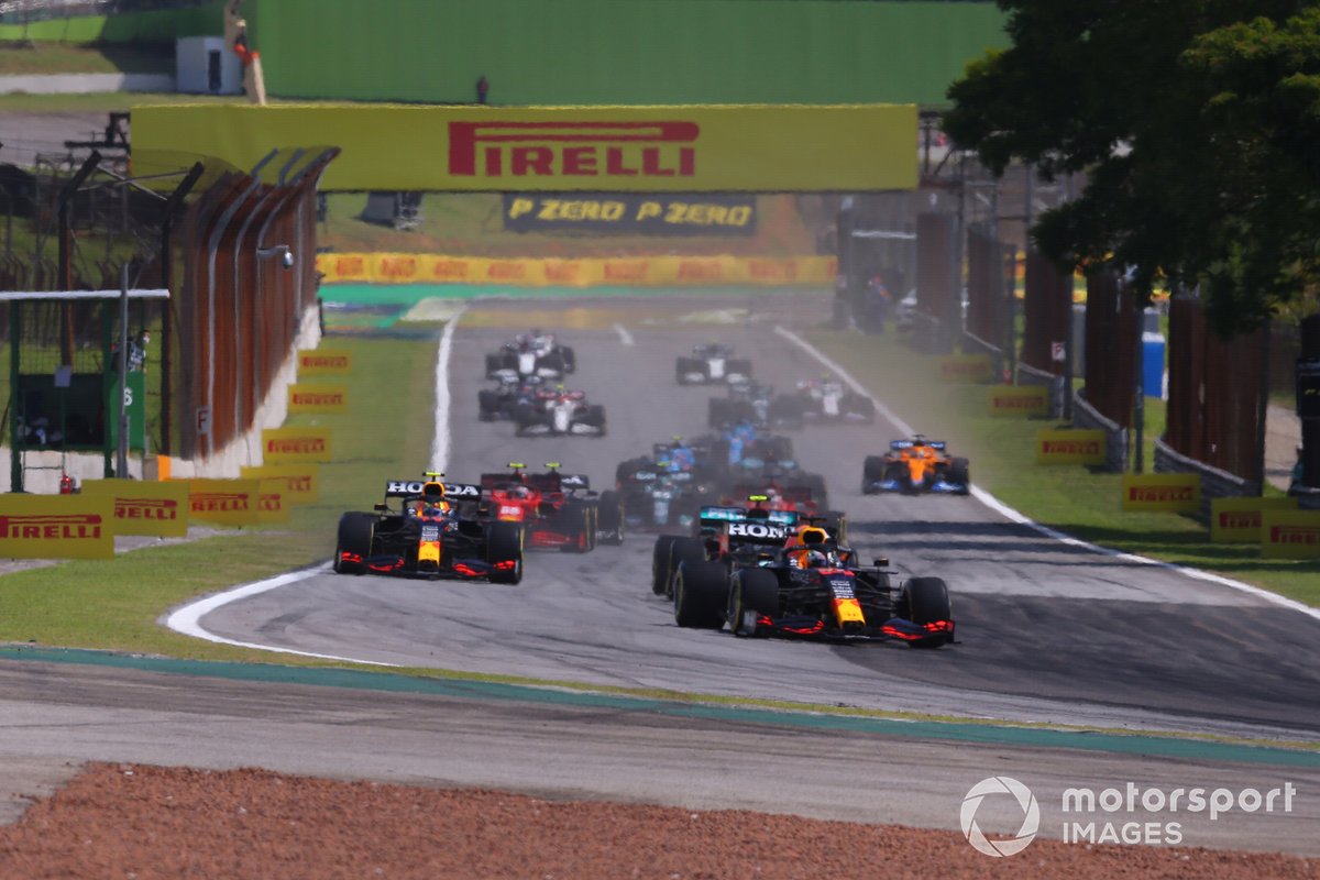Max Verstappen, Red Bull Racing RB16B, Valtteri Bottas, Mercedes W12, Sergio Perez, Red Bull Racing RB16B