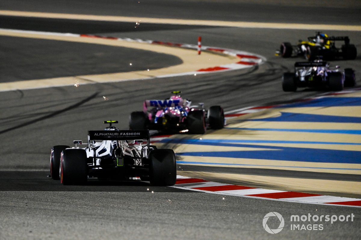 Lance Stroll, Racing Point RP20, Pierre Gasly, AlphaTauri AT01