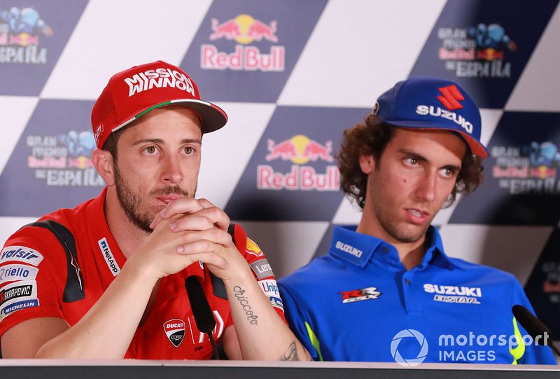 Andrea Dovizioso, Ducati Team, Alex Rins, Team Suzuki MotoGP