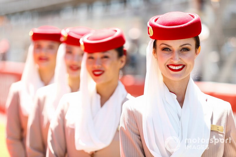 Бортпроводницы авиакомпании Emirates