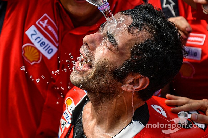 Ganador de la carrera Danilo Petrucci, Ducati Team