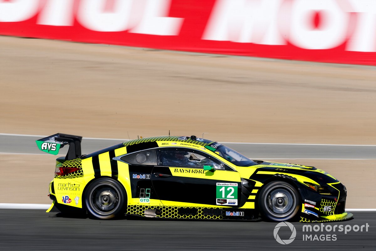#12 AIM Vasser Sullivan Lexus RC-F GT3, GTD: Frankie Montecalvo, Townsend Bell