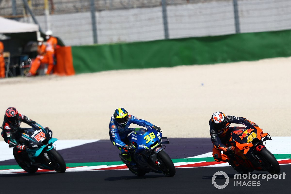 Pol Espargaro, Red Bull KTM Factory Racing Joan Mir, Team Suzuki MotoGP Fabio Quartararo, Petronas Yamaha SRT