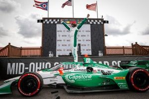 Race winner Colton Herta, Andretti Harding Steinbrenner Autosport Honda